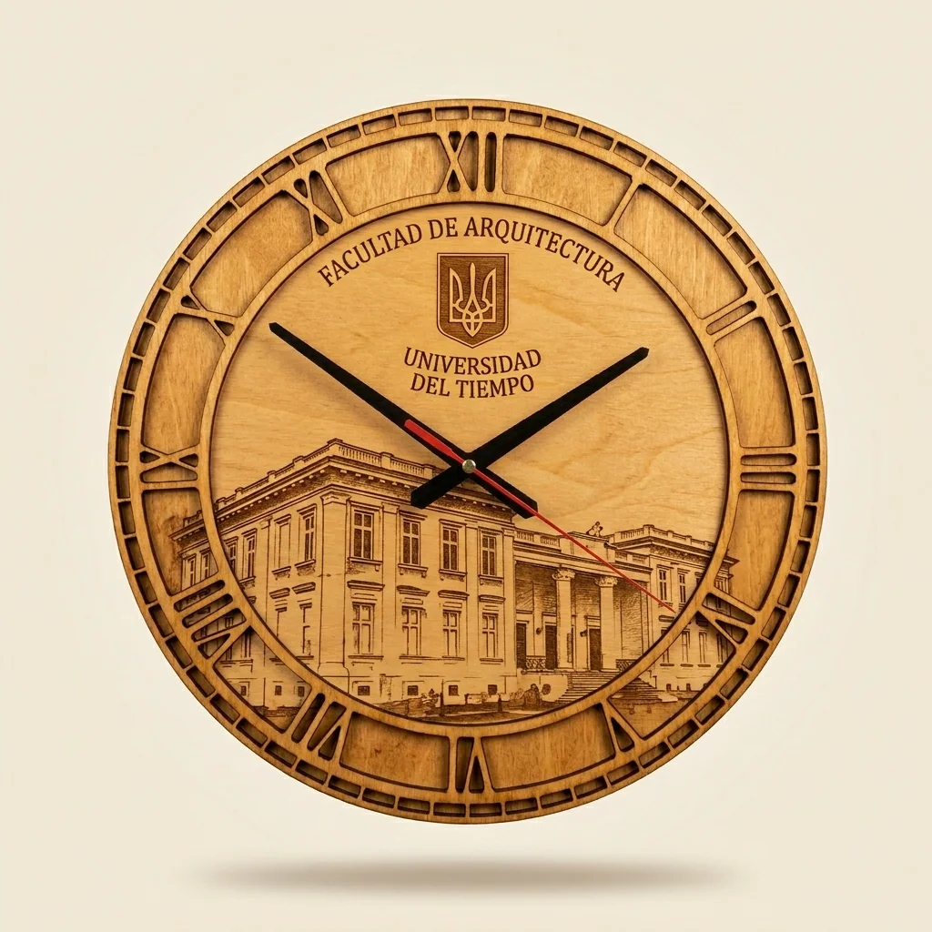 Reloj de pared grande Facultad de Arquitectura